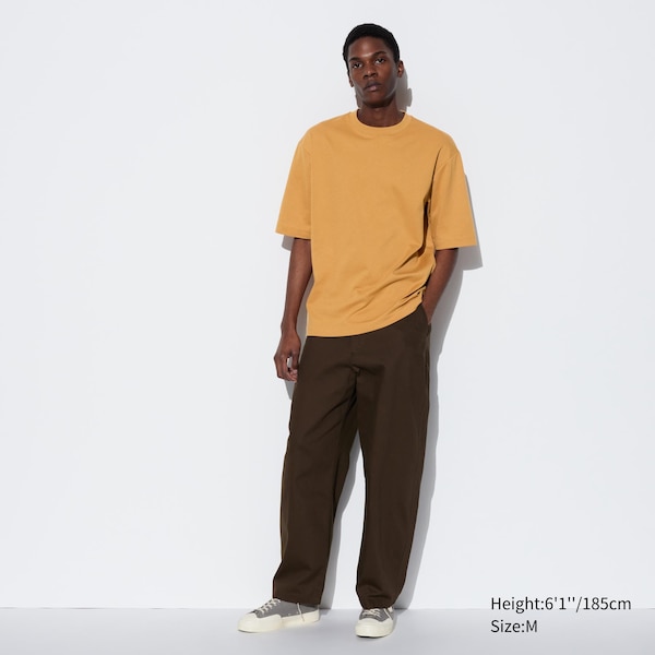 U AIRism Cotton Oversized Crew Neck Half-Sleeve T-Shirt | UNIQLO US