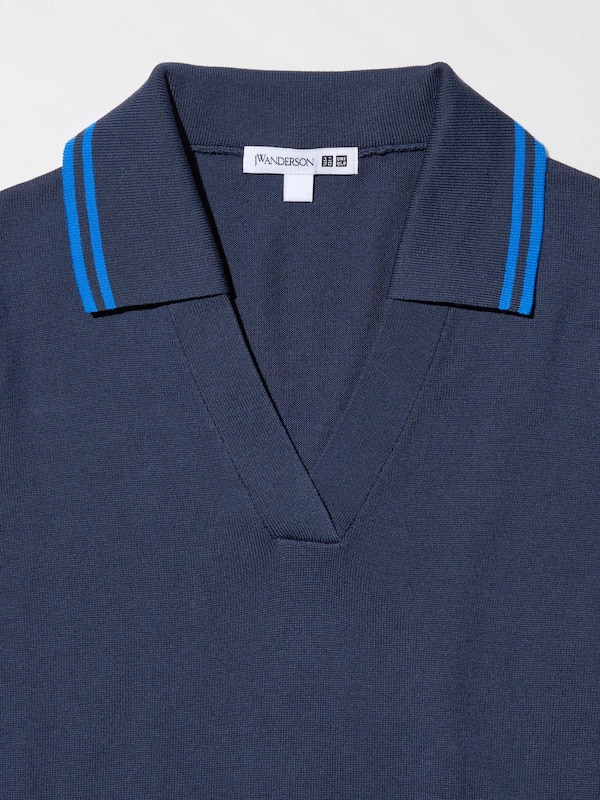 Polo Short-Sleeve Sweater