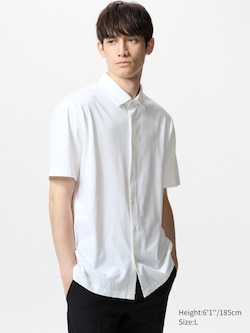 AIRism Cotton Full Open Polo Shirt