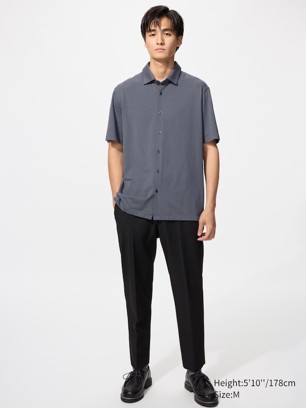 AIRism Cotton Full Open Polo Shirt
