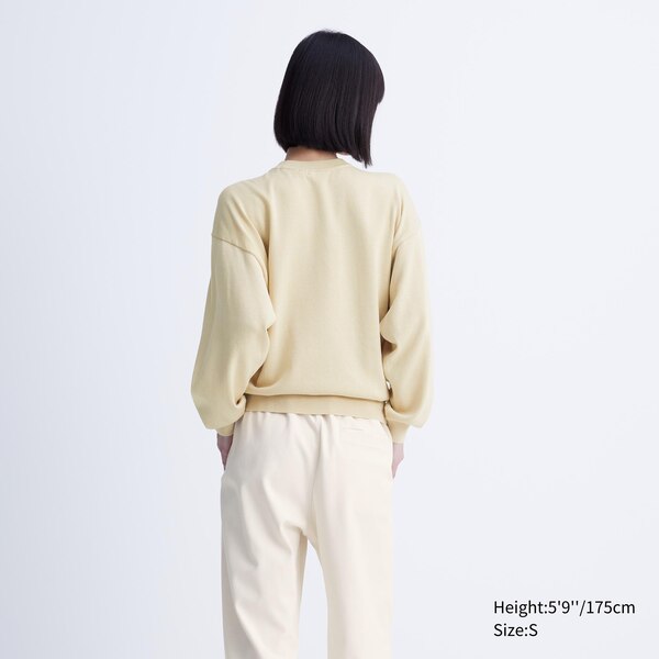 Crew Neck Wide Sweater | UNIQLO US