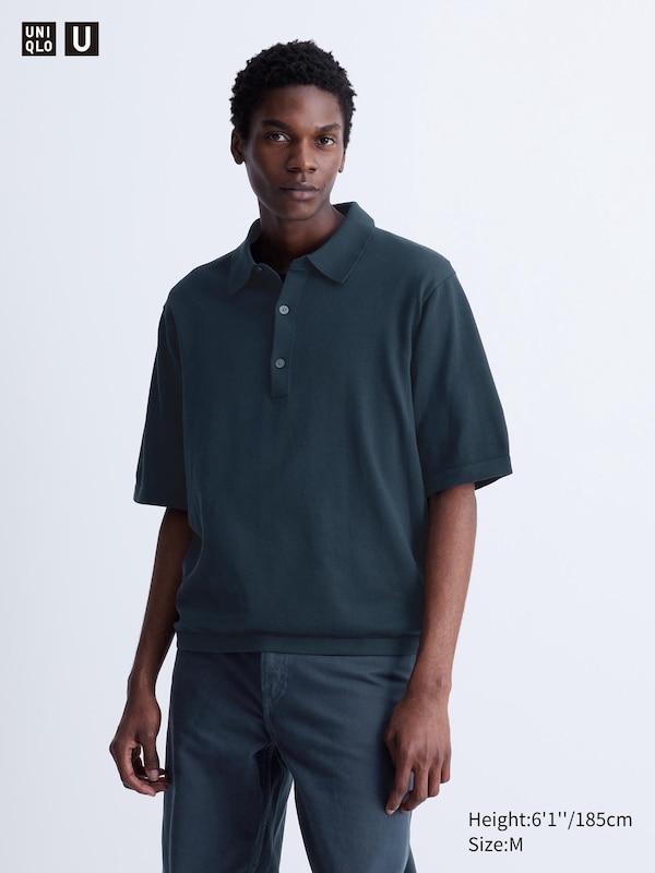 Knitted Polo Shirt | UNIQLO US