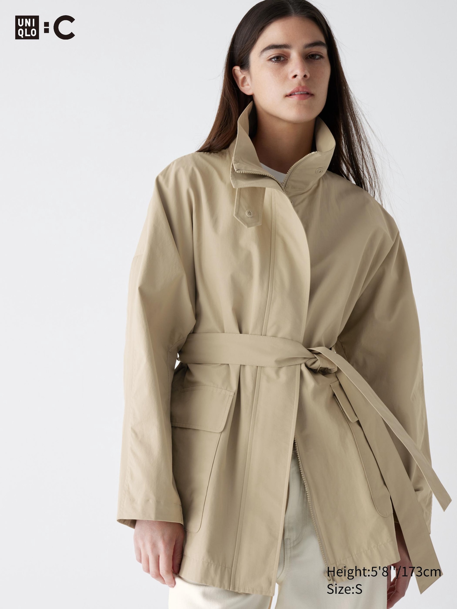 Stand Collar Oversized Coat | UNIQLO US