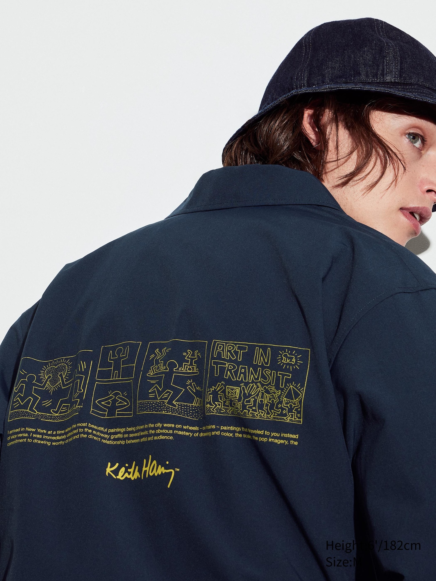 Keith Haring Subway Drawings Coach Jacket | UNIQLO US