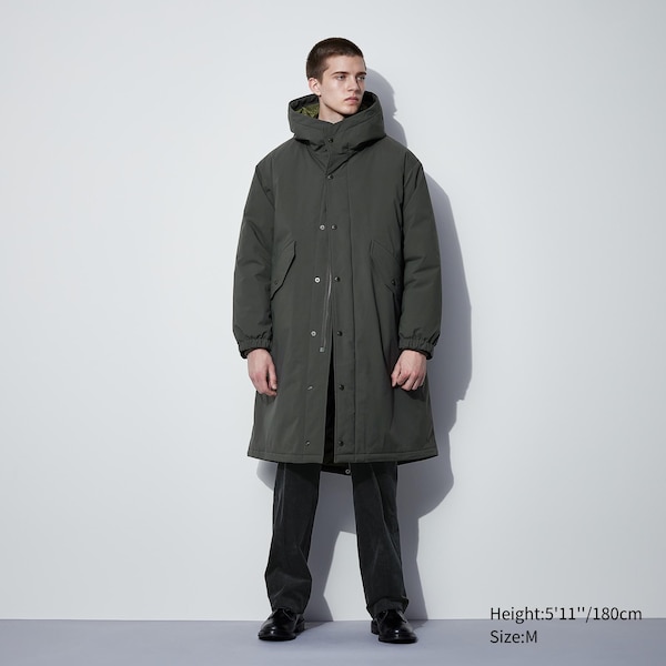 PUFFTECH Hooded Coat (HEATTECH, Relaxed Fit) | UNIQLO US