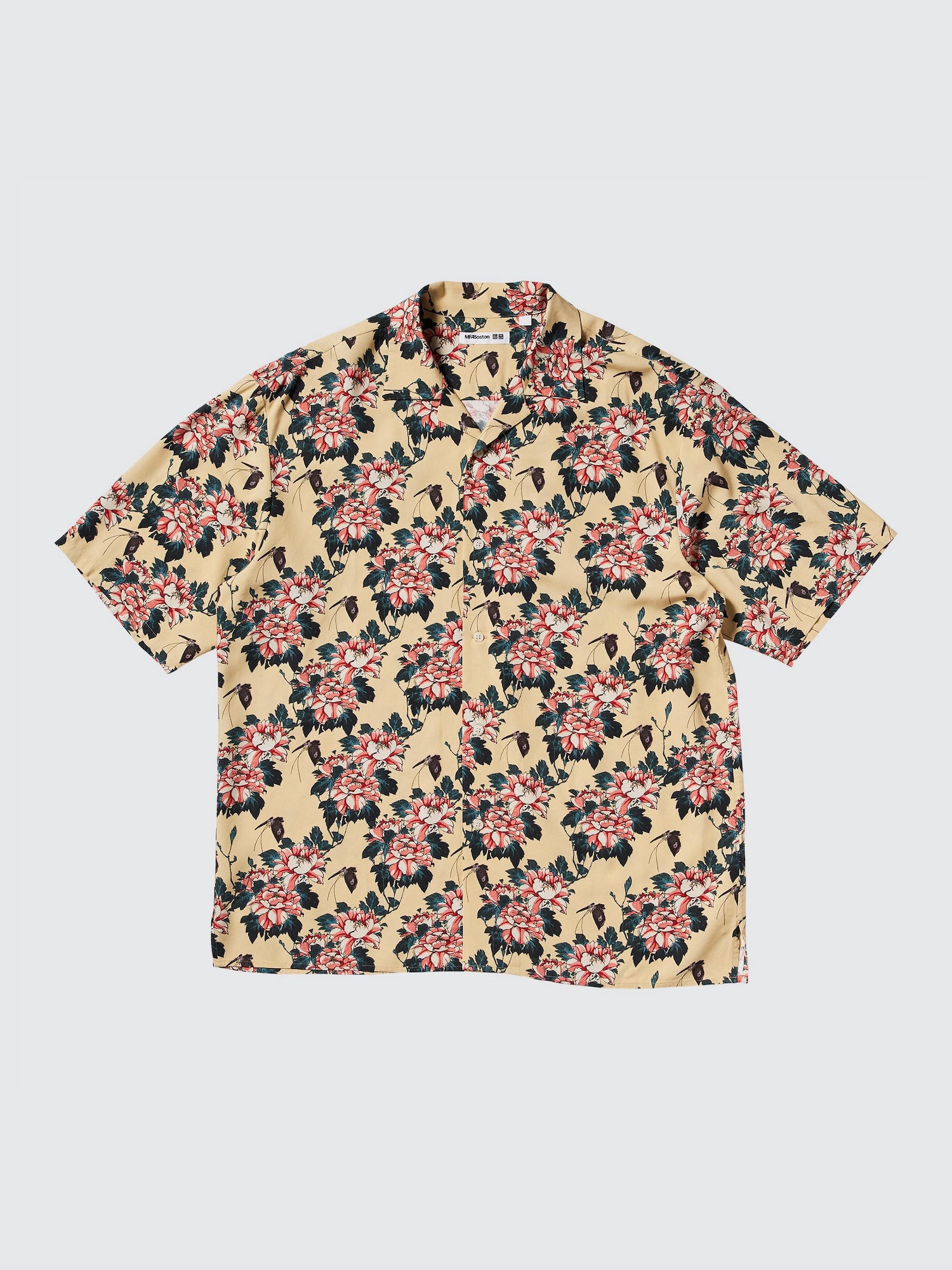 Printed Open Collar Short-Sleeve Shirt (Edo Ukiyo-E) | UNIQLO US