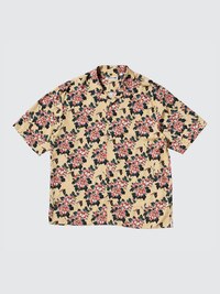 Open Collar Shirt | Short Sleeve | Edo Ukiyo-E Print