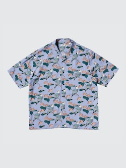 Open Collar Shirt | Short Sleeve | Edo Ukiyo-E Print