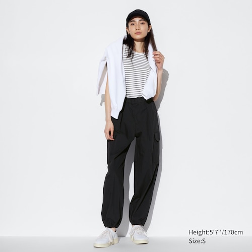UNIQLO on X: The new season's Drape Wide Leg Ankle Pants are here! You're  welcome. 😉   / X