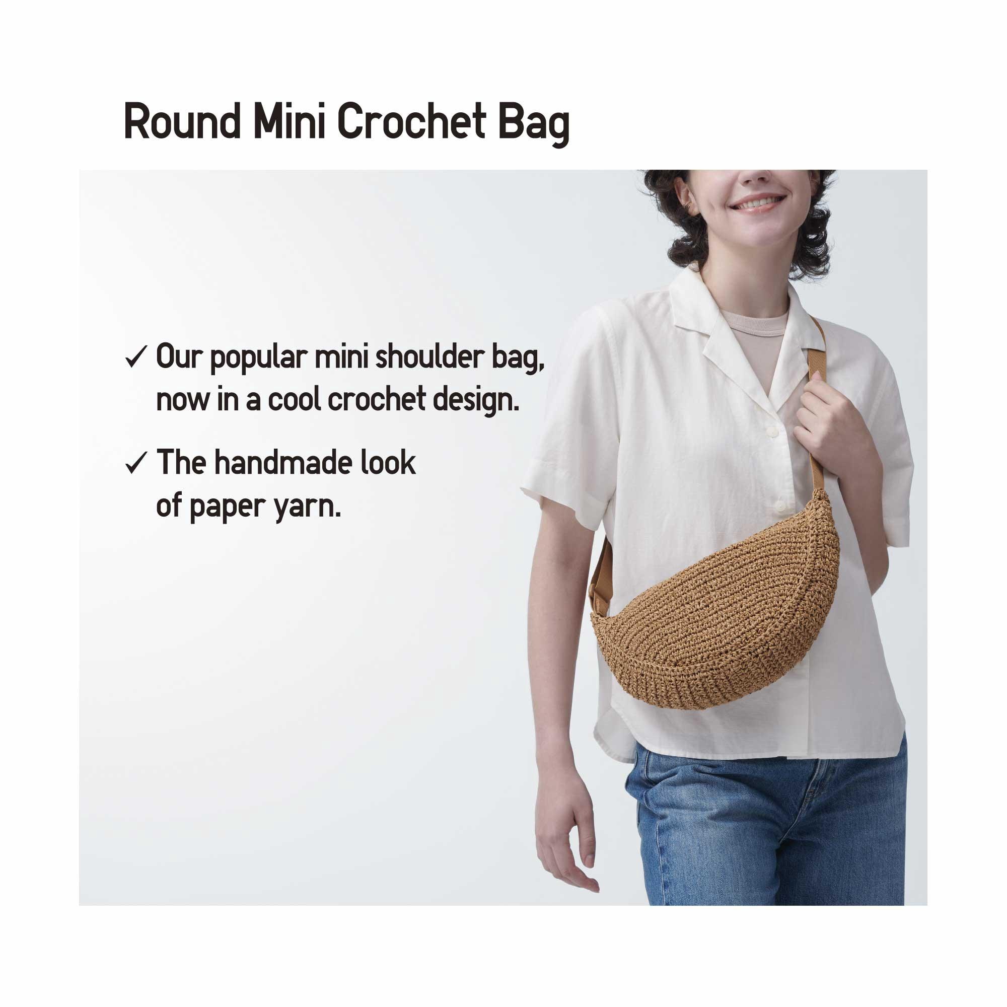 Round Mini Crochet Bag UNIQLO US