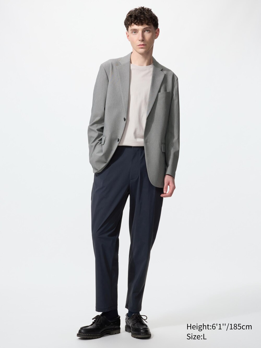 Uniqlo AirSense Houndstooth Blazer | Wool-Like — фото 2