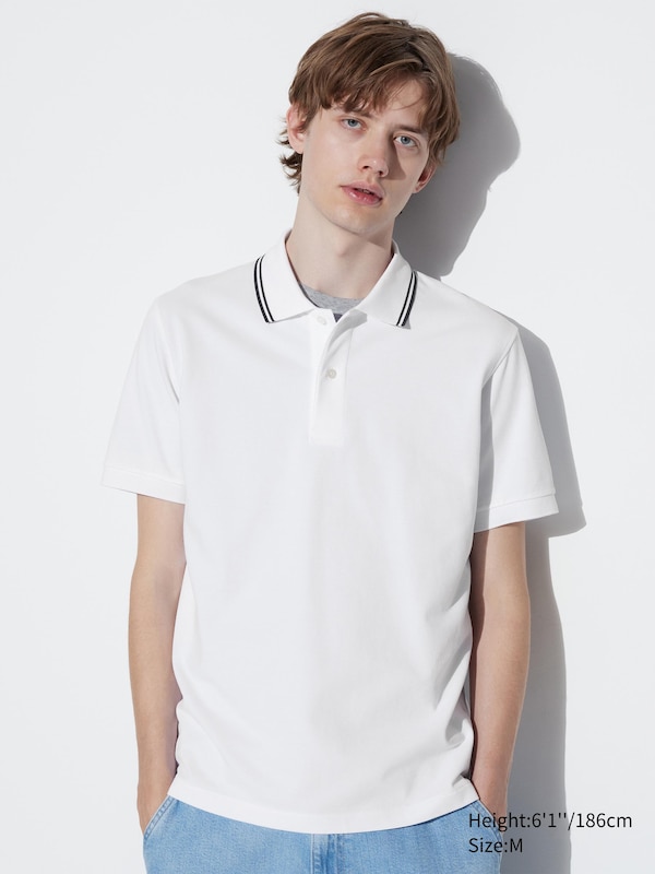 Dry Pique Polo Shirt (Tipping Collar) | UNIQLO US