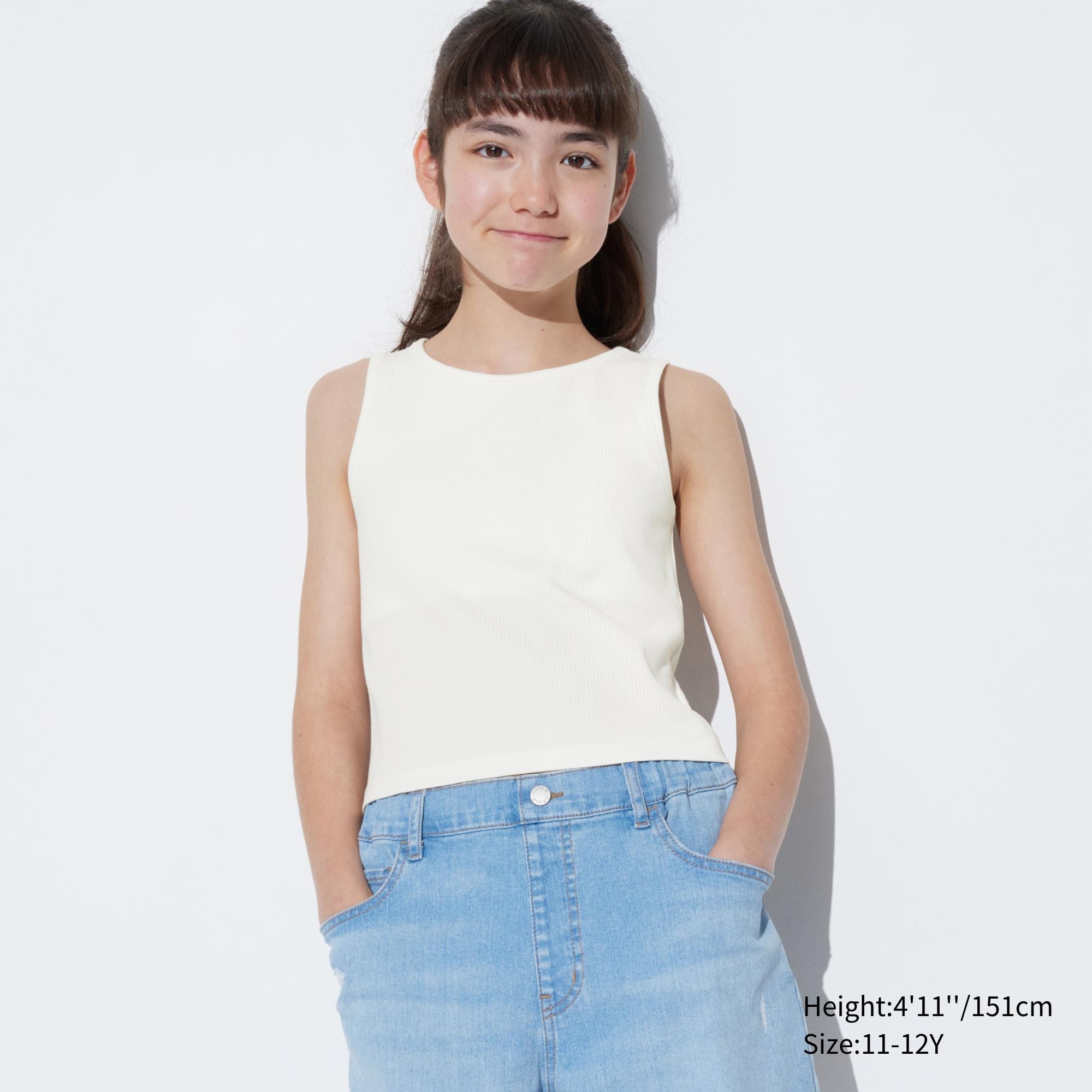 AIRism Cotton Ribbed Cropped Bra Tank Top | UNIQLO US
