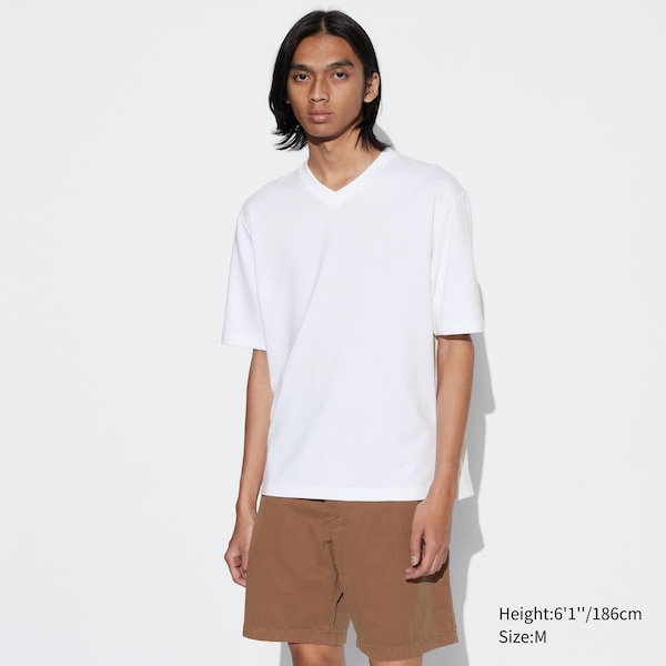 AIRism Cotton Oversized Half-Sleeve T-Shirt | UNIQLO US