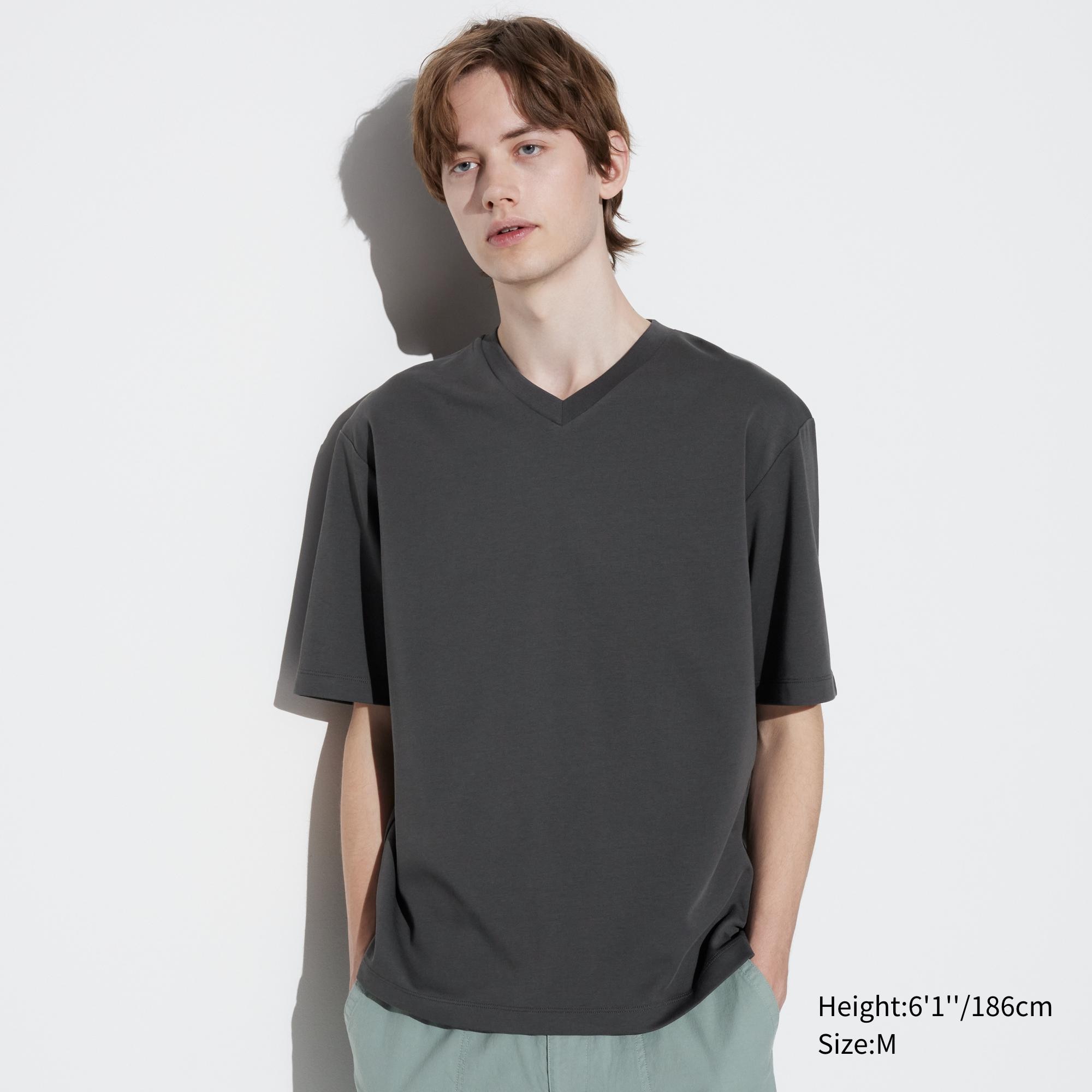 AIRism Cotton Oversized Half-Sleeve T-Shirt
