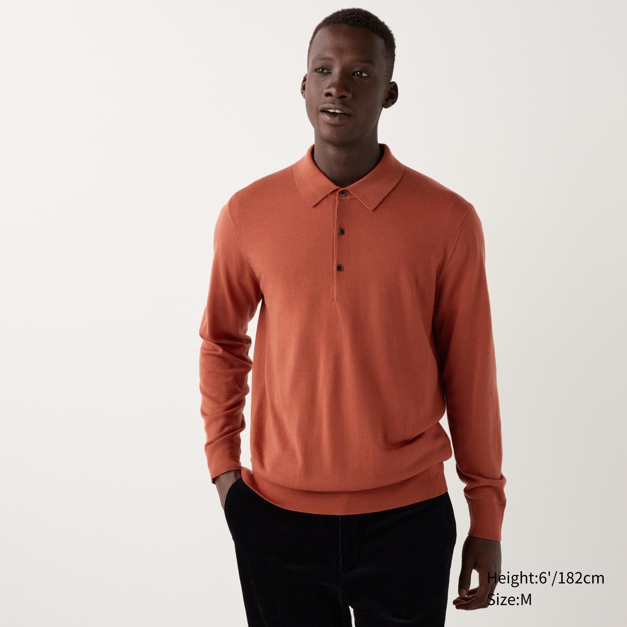 Merino Knitted Polo Shirt