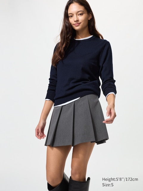 Свитер из мериноса Uniqlo navy