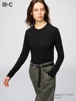 HEATTECH Cashmere Blend T-Shirt | Extra Warm
