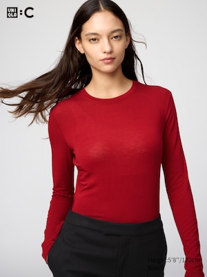 HEATTECH Cashmere Blend T-Shirt | Extra Warm