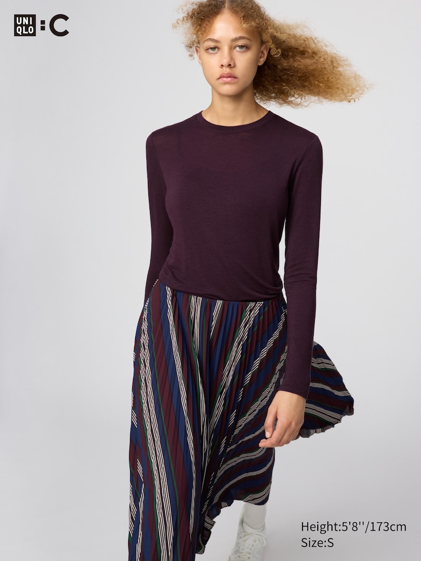 HEATTECH Cashmere Blend T-Shirt | Extra Warm_79