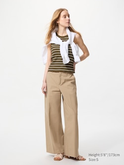 Wide Chino Pants
