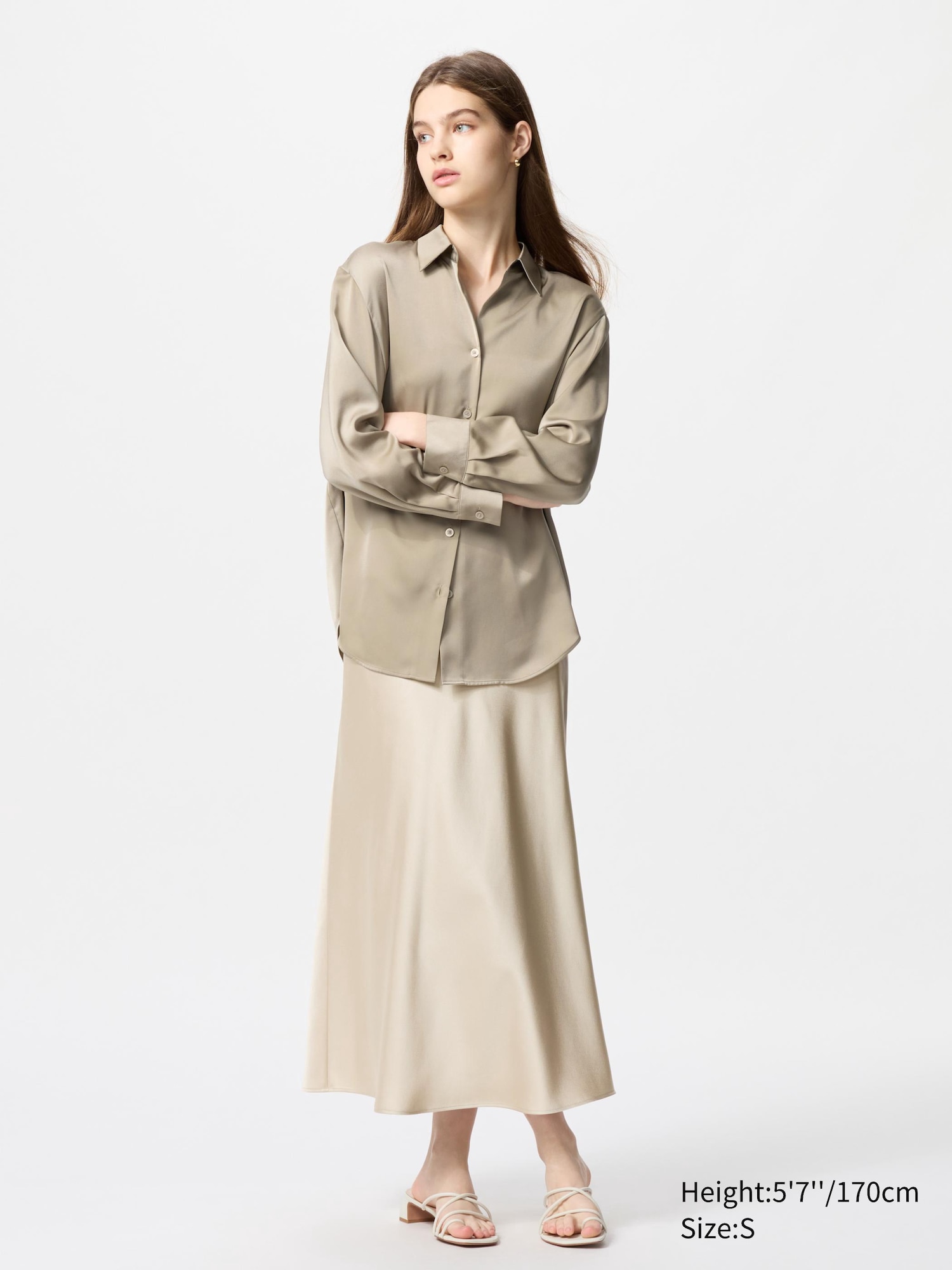 Satin Skirt UNIQLO US