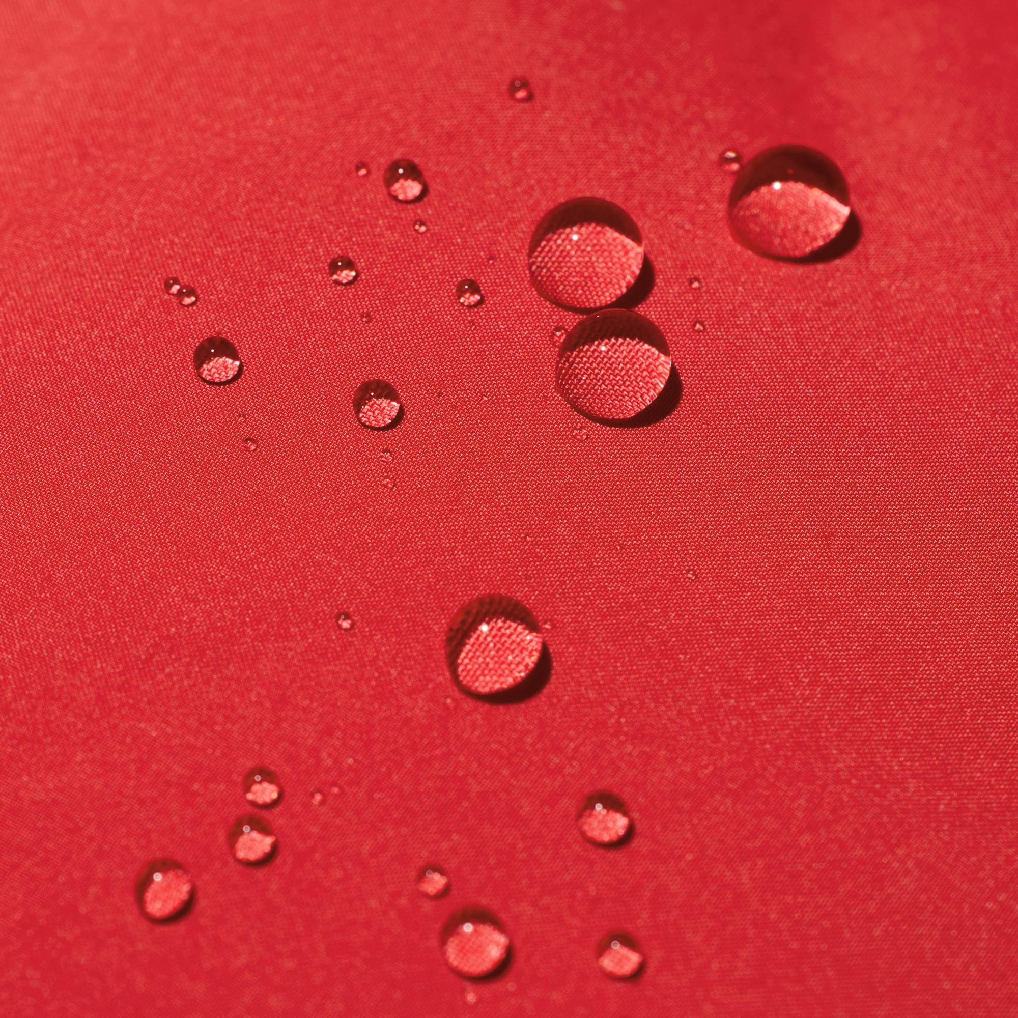Water-repellent finish protects against light rain. *The fabric is coated with a water-repellent agent so the effect lasts longer. The finish is not permanent.