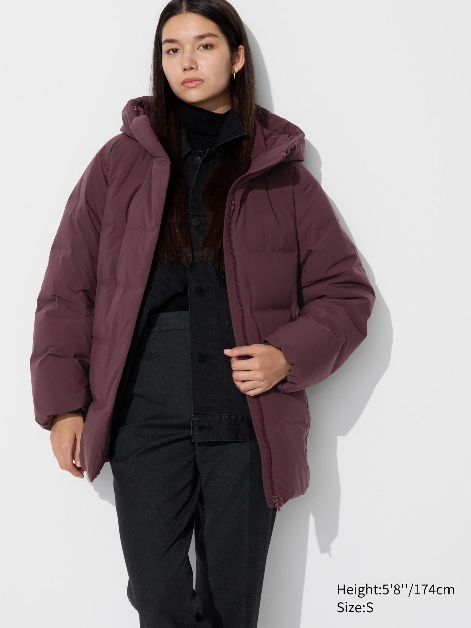 Uniqlo WOMEN ULTRA store WARM DOWN SHORT COAT