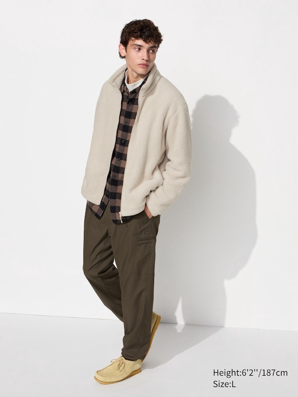 Pile Lined Fleece Full-Zip Jacket