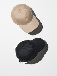 UV Protection Twill Cap | Faux Leather