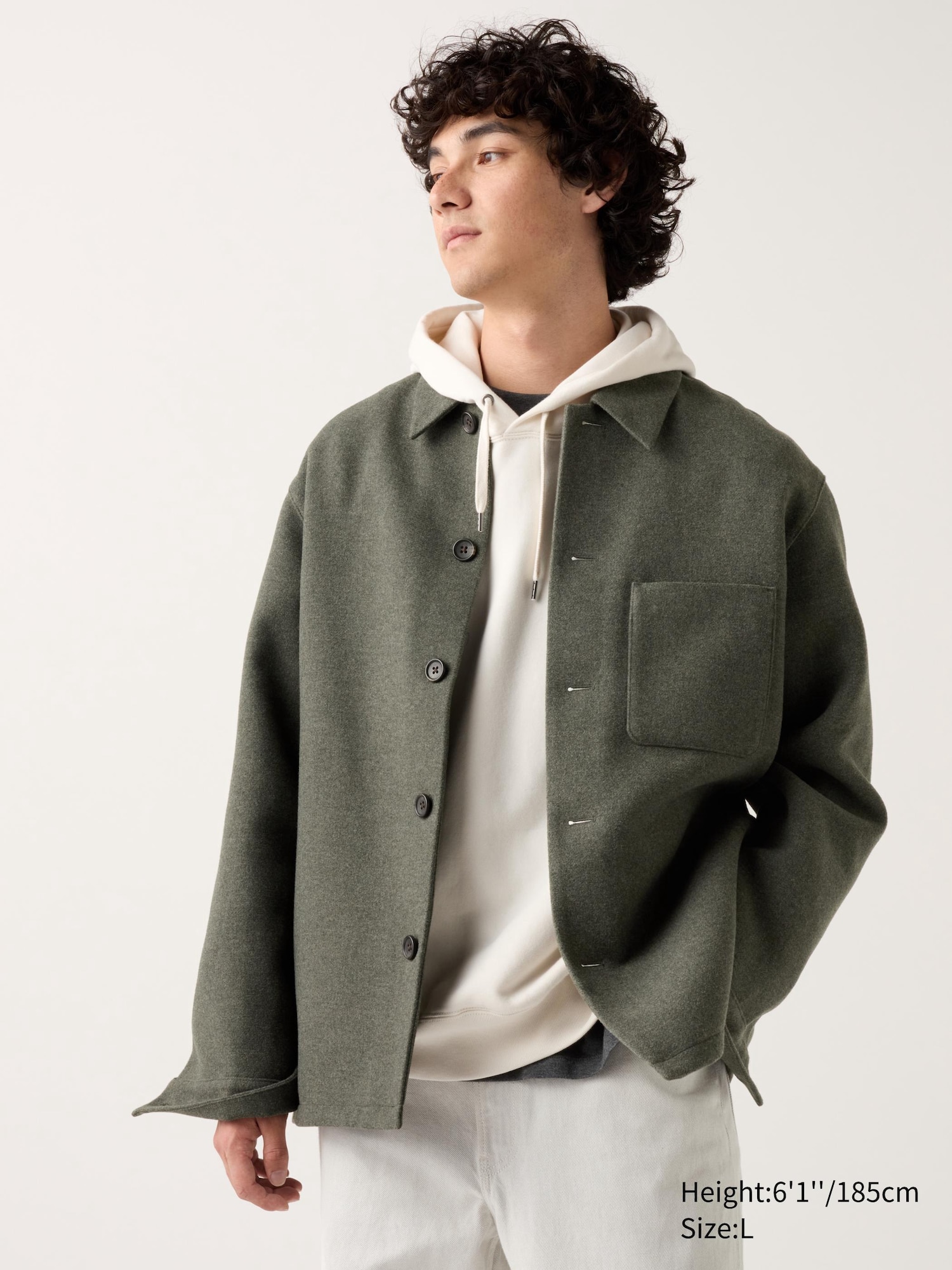 Double Face Shirt Jacket UNIQLO US