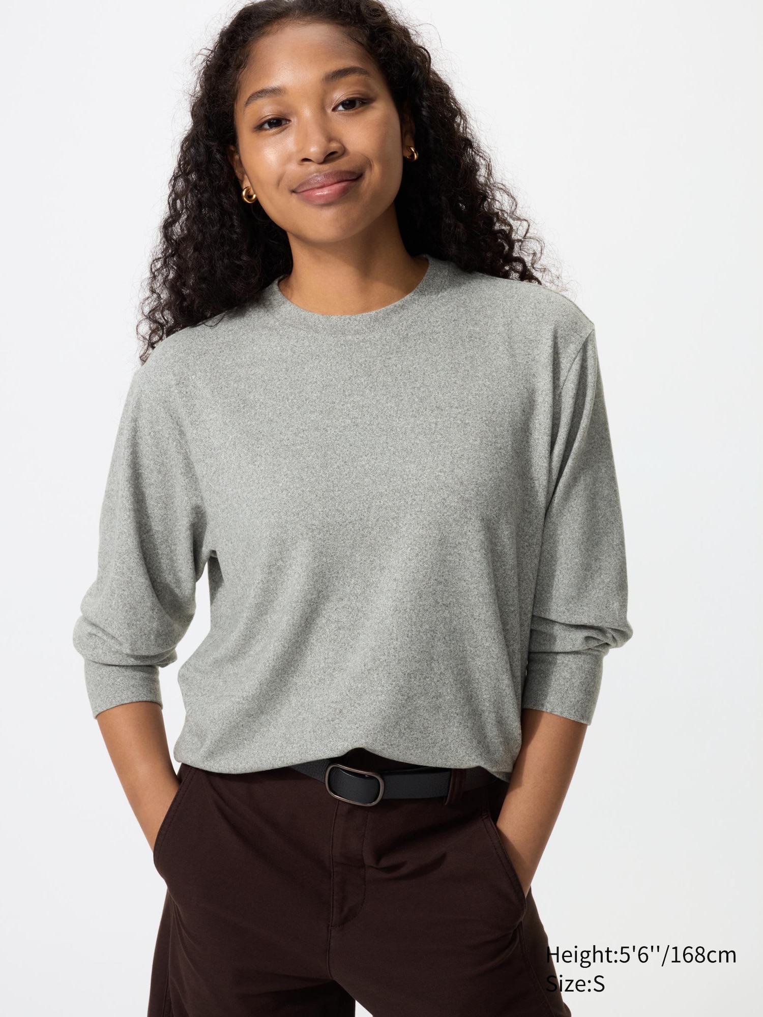 Soft Knitted Fleece T-Shirt | Long Sleeve - thumbnail 6