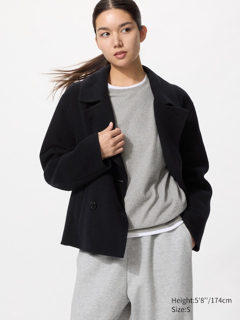 Трикотажная флисовая футболка Uniqlo с длинным рукавом gray