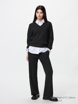 Washable Ribbed Knit Pants
