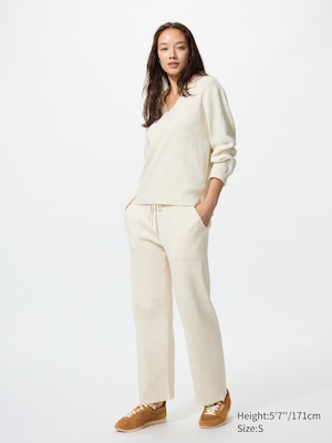 Washable Knit Ribbed Pants