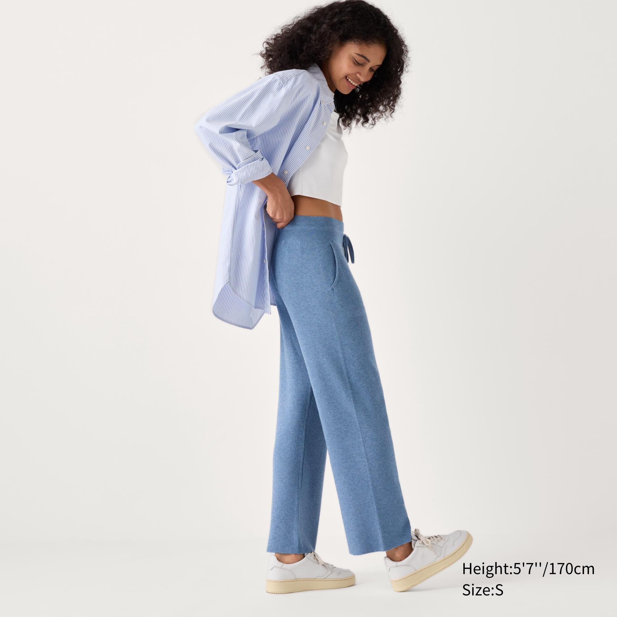 Washable Knit Ribbed Pants