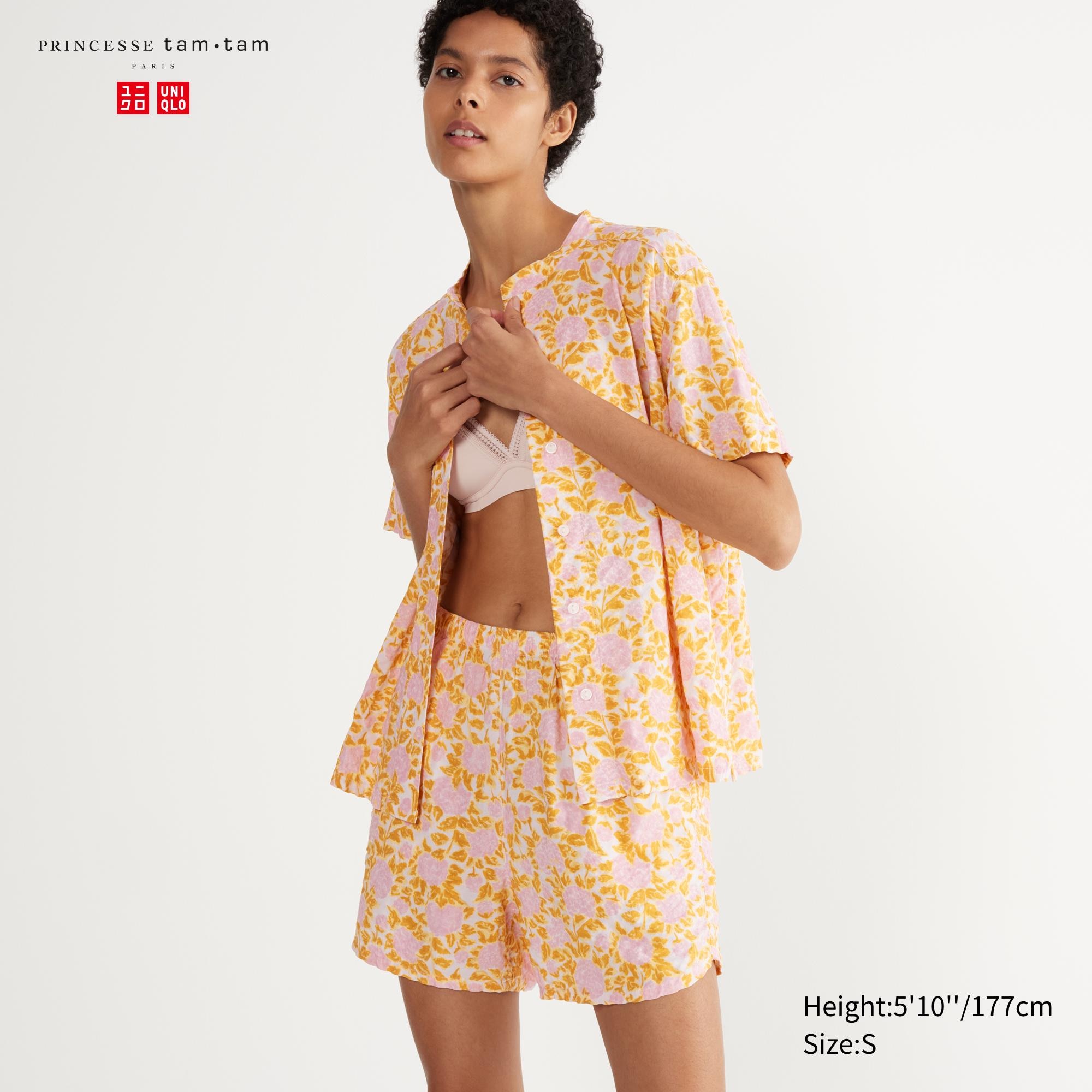 Printed Short-Sleeve Pajamas | UNIQLO US