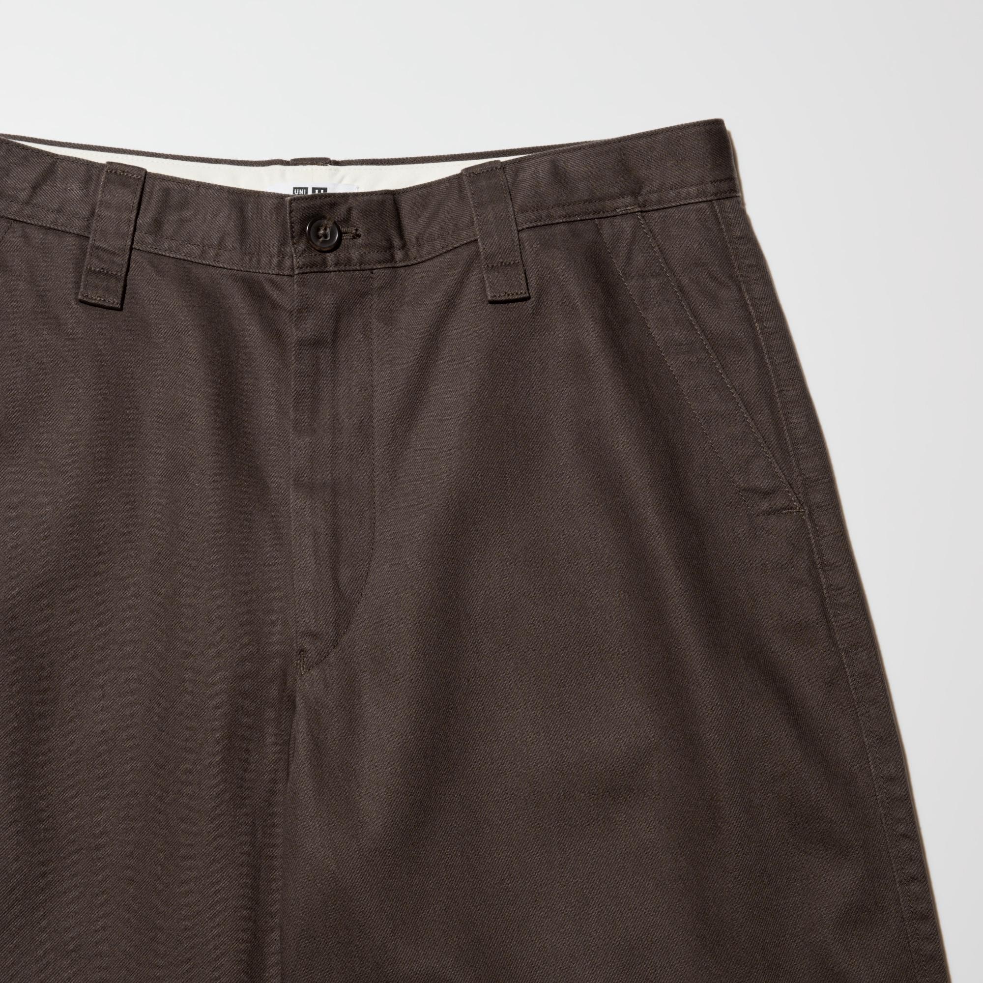 Meticulous details include wide belt loops and coin pocket.