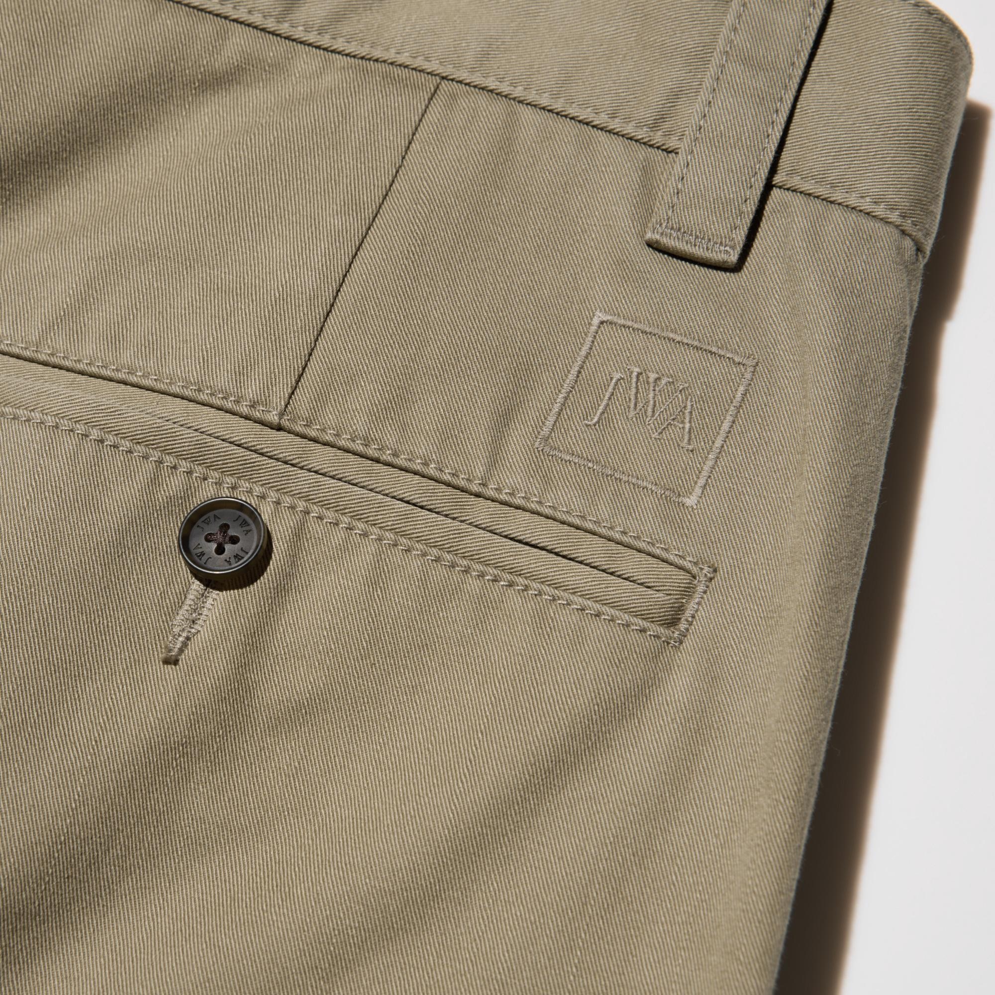 Pleated Wide Chino Pants | UNIQLO US