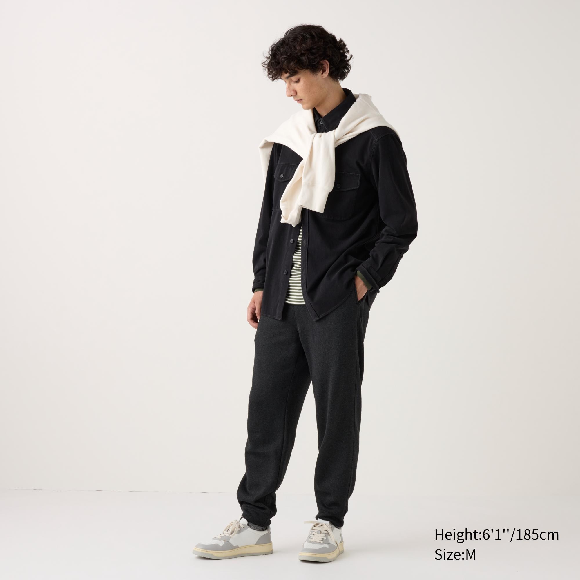 Knitted Fleece Easy Ankle Pants