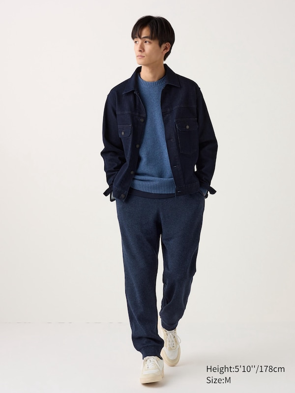 Knitted Fleece Easy Ankle Pants