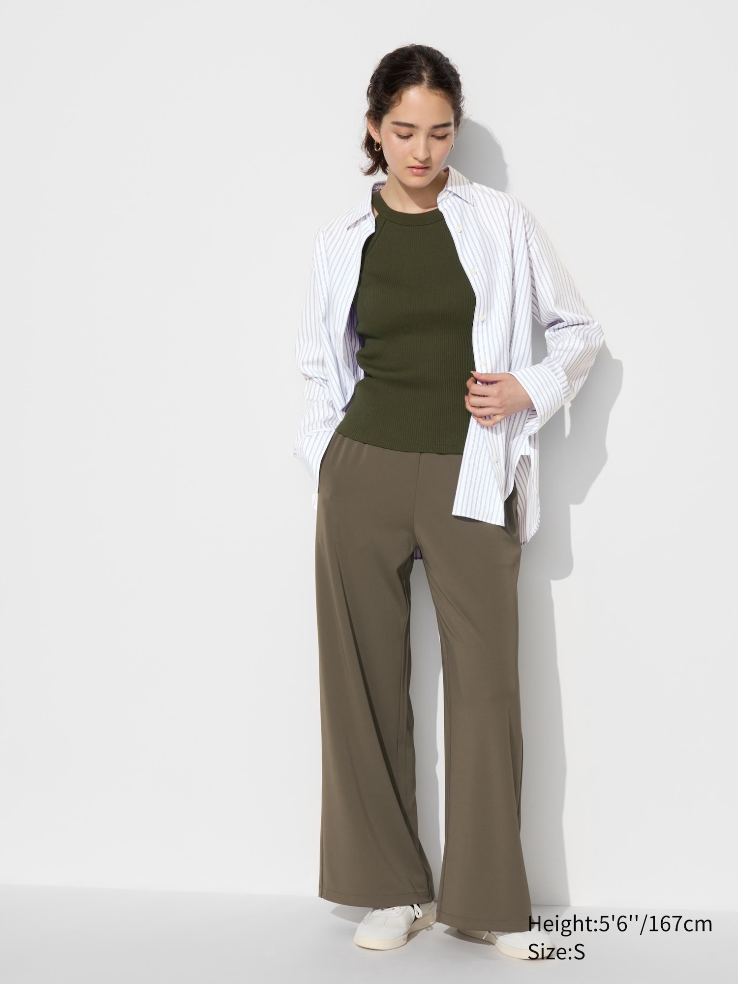 Crepe Jersey Straight Pants | UNIQLO US