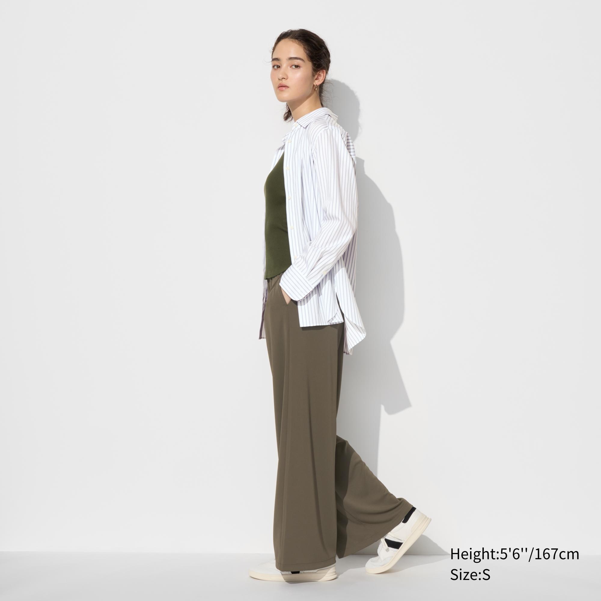 Crepe Jersey Straight Pants