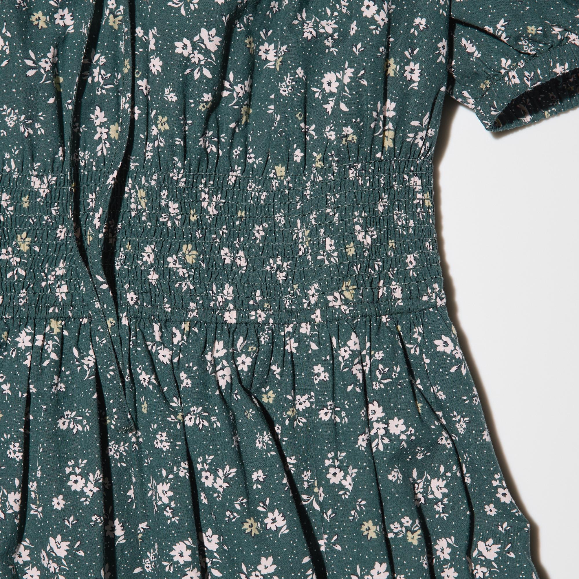 WOMEN'S VOLUME SLEEVE DRESS | UNIQLO SG
