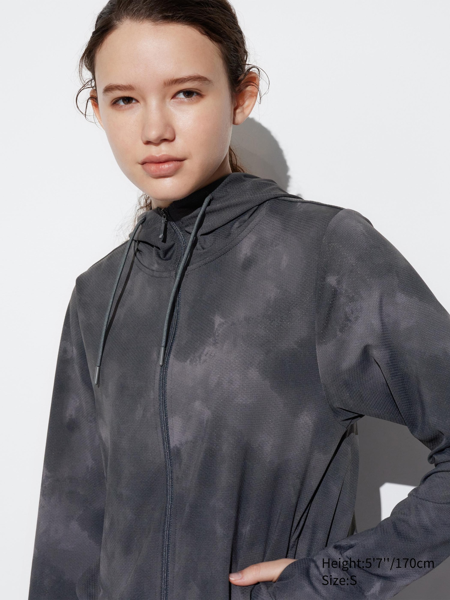 AIRism Mesh UV Protection Full-Zip Hoodie | UNIQLO US