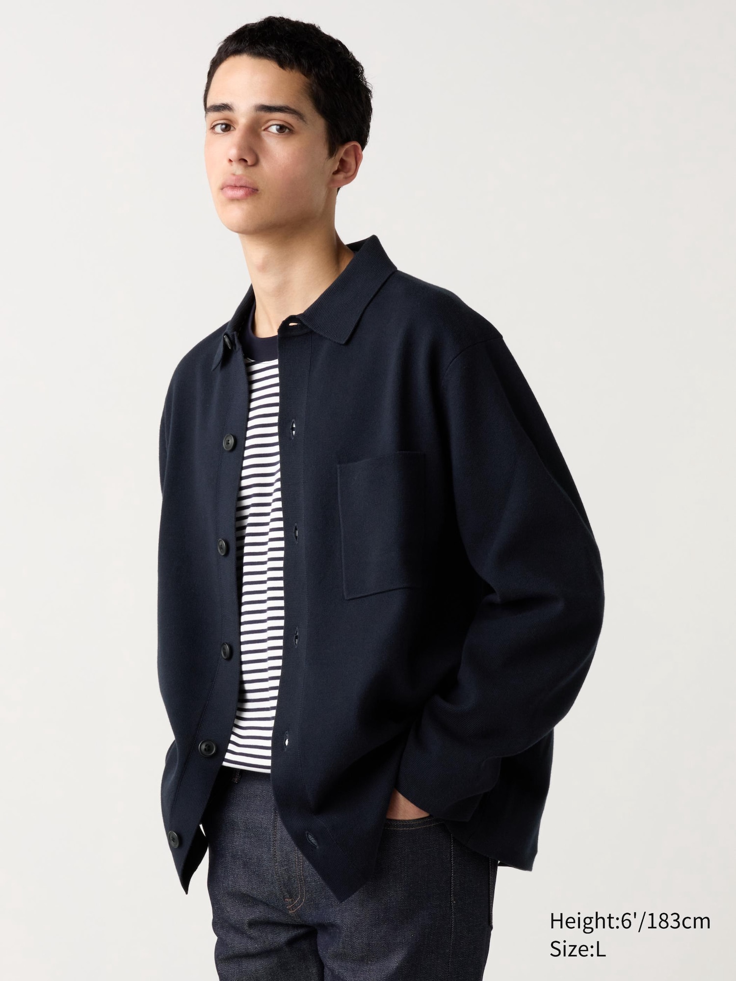 Milano Ribbed Shirt Collar Cardigan | UNIQLO US
