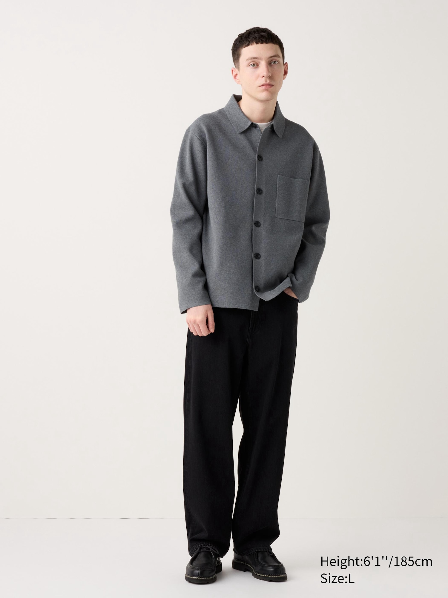 センスのいい お歳暮 Milano Ribbed US UNIQLO | Cardigan Collar Shirt トップス
