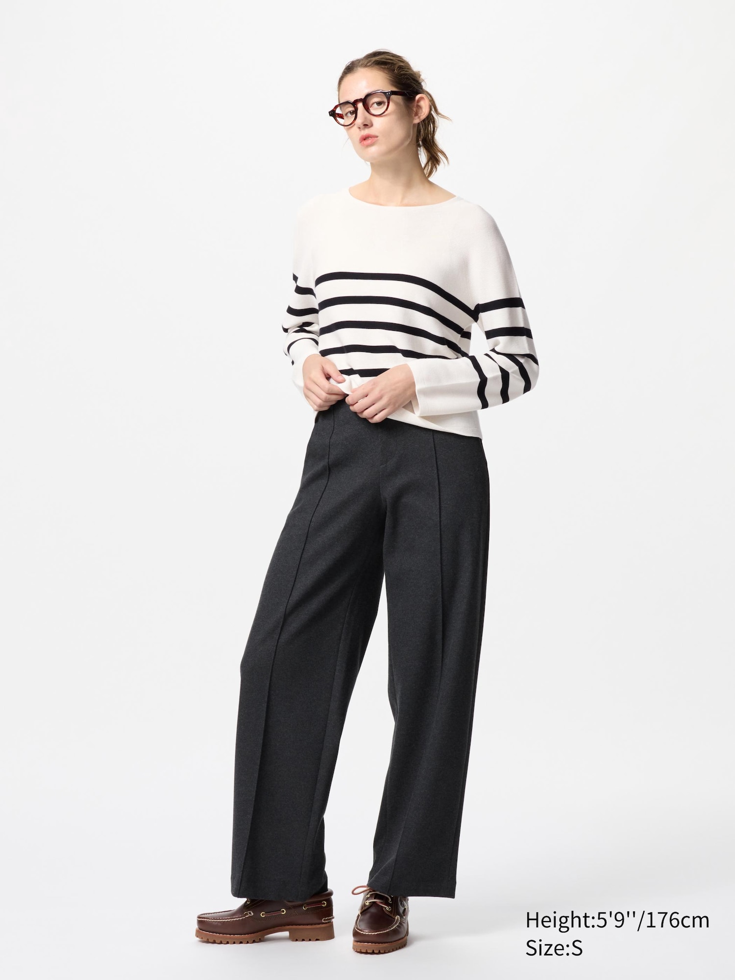 3D Knit Cotton Sweater | Striped | UNIQLO US