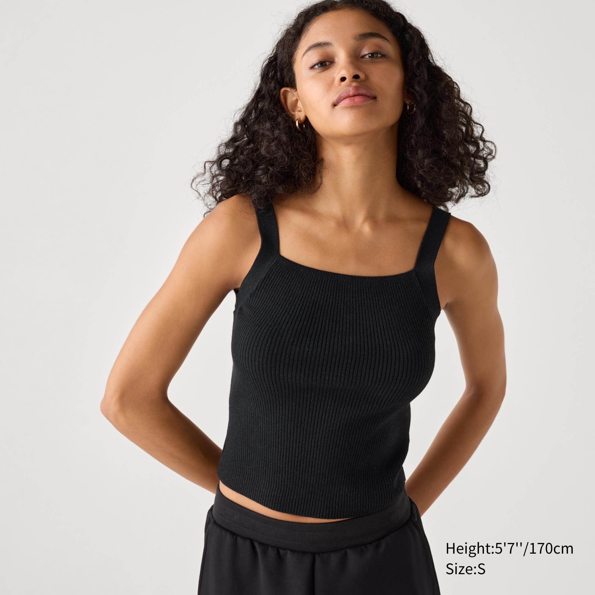 Washable Knit Ribbed Camisole Top