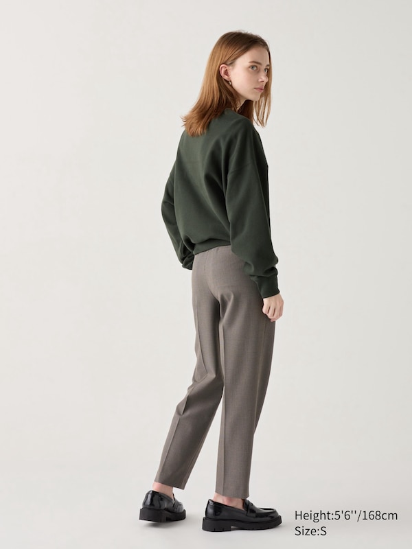 Smart Ankle Pants | 2-Way Stretch | Checked